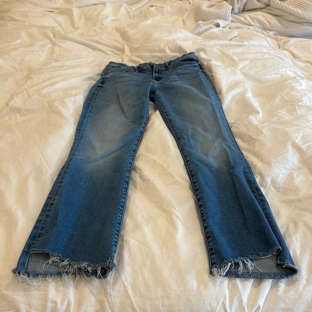Mother Insider Fray Crop - size 28